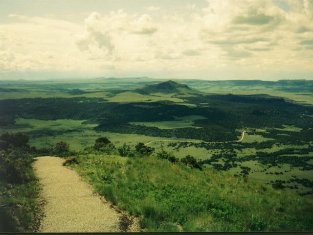 Picture of Folsom Area from Top of Mount Capulin